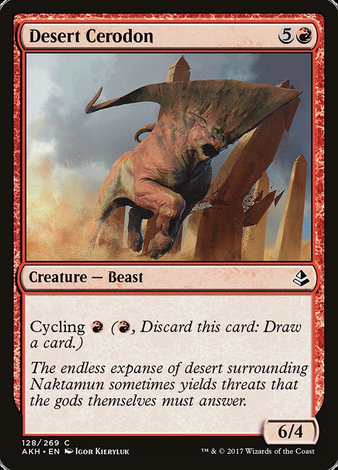 Desert Cerodon [Amonkhet] | Red Riot Games CA