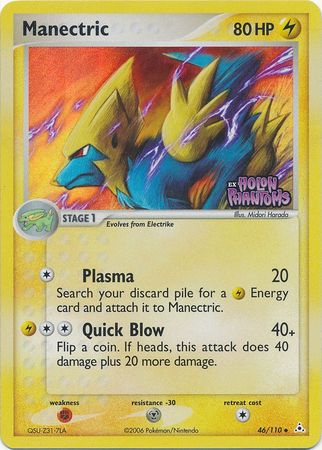 Manectric (46/110) (Stamped) [EX: Holon Phantoms] | Red Riot Games CA