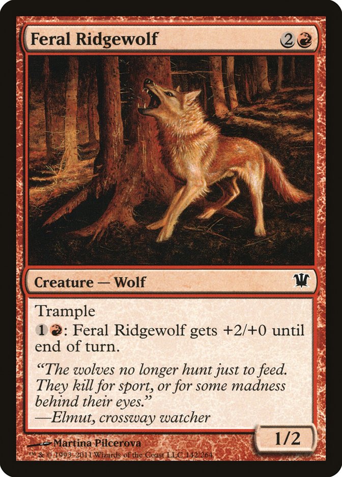 Feral Ridgewolf [Innistrad] | Red Riot Games CA