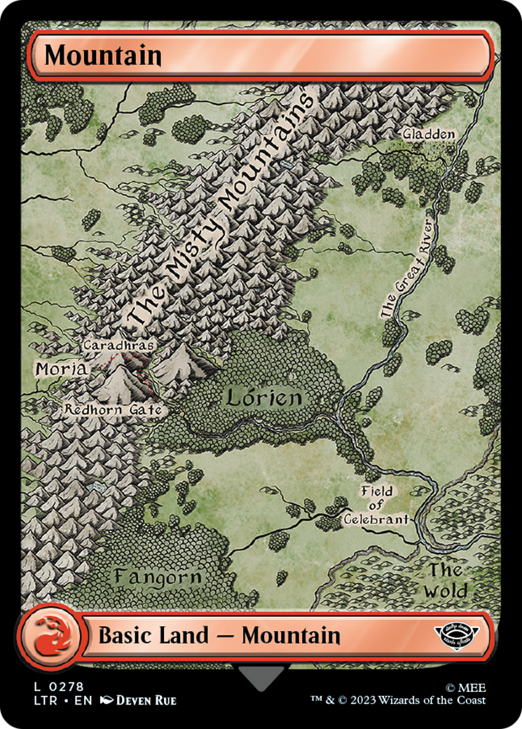 Mountain (278) [The Lord of the Rings: Tales of Middle-Earth] | Red Riot Games CA
