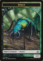 Saproling // Insect Double-Sided Token [Guilds of Ravnica Guild Kit Tokens] | Red Riot Games CA