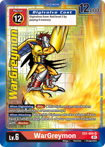 WarGreymon [EX1-009] (Alternate Art) [Classic Collection] | Red Riot Games CA