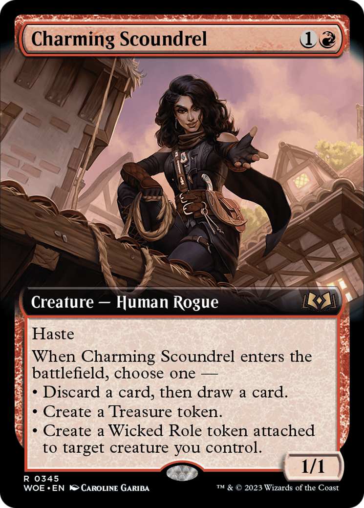 Charming Scoundrel (Extended Art) [Wilds of Eldraine] | Red Riot Games CA