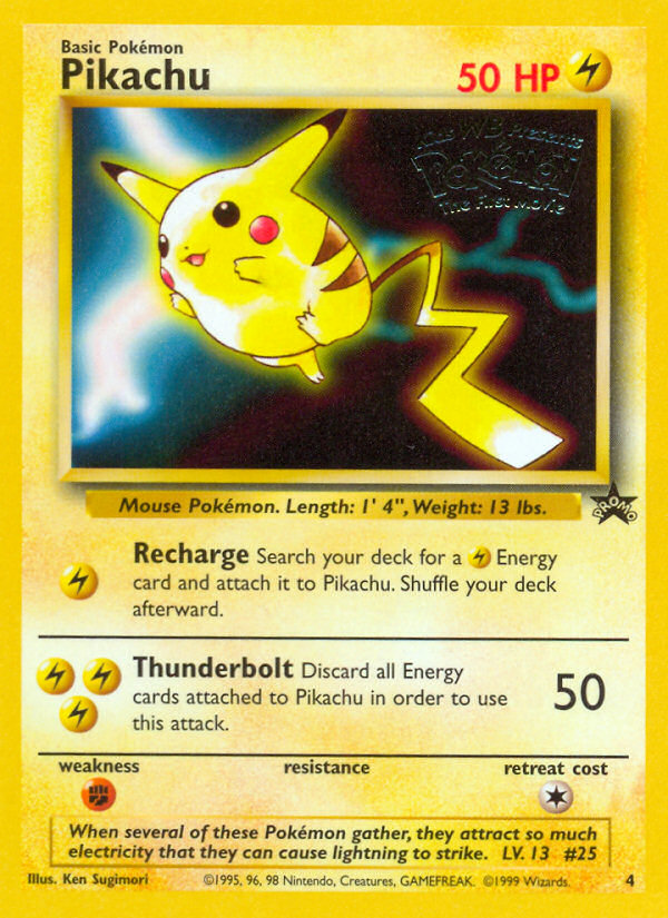 Pikachu (4) [Wizards of the Coast: Black Star Promos] | Red Riot Games CA