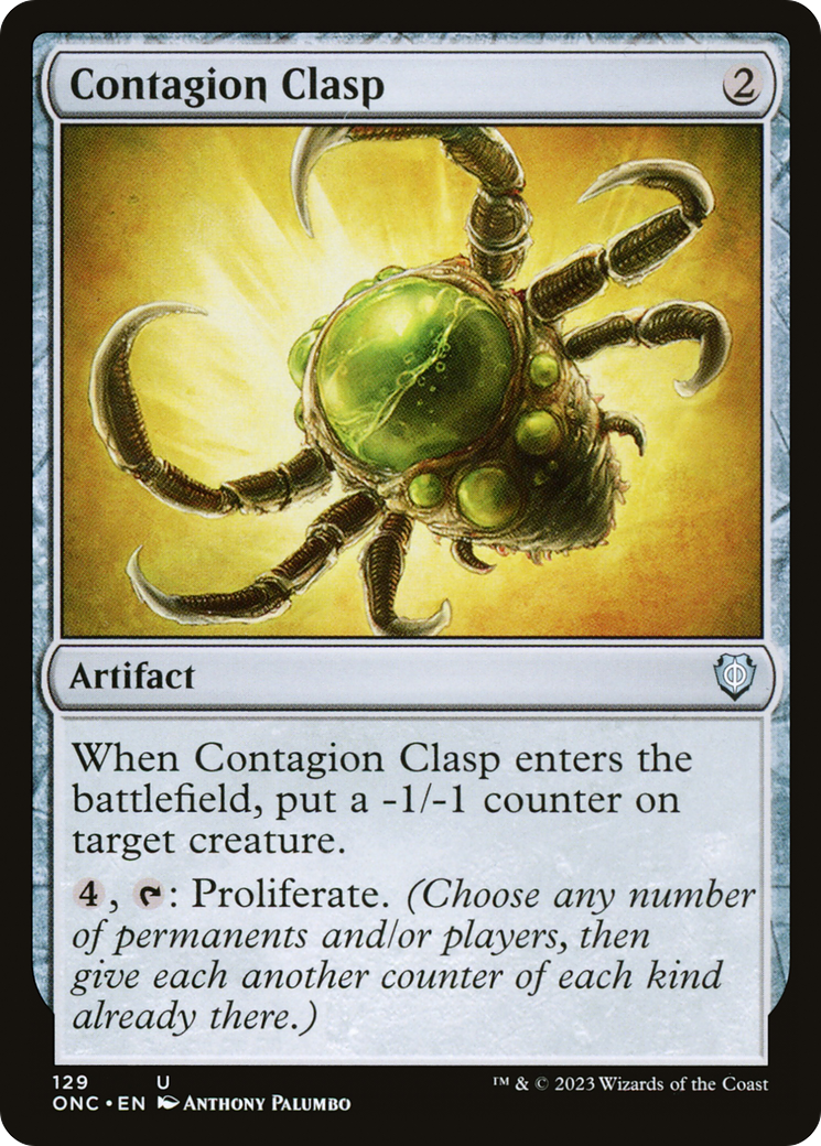 Contagion Clasp [Phyrexia: All Will Be One Commander] | Red Riot Games CA