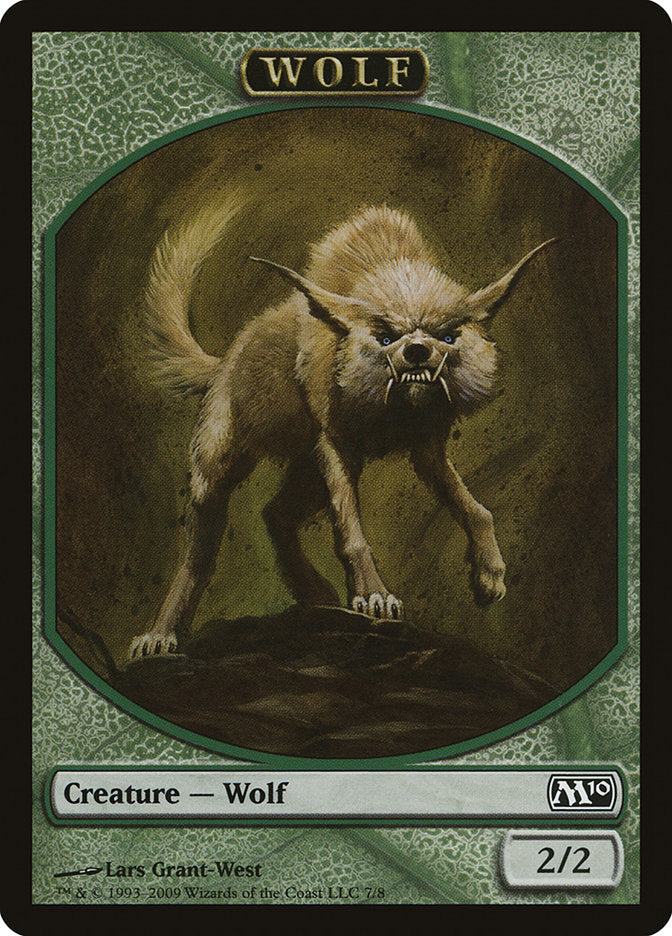 Wolf Token [Magic 2010 Tokens] | Red Riot Games CA