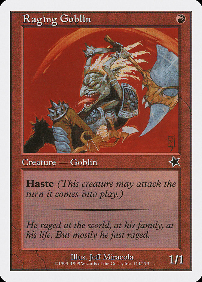 Raging Goblin [Starter 1999] | Red Riot Games CA