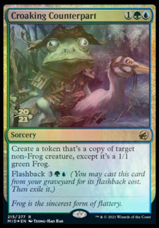 Croaking Counterpart [Innistrad: Midnight Hunt Prerelease Promos] | Red Riot Games CA