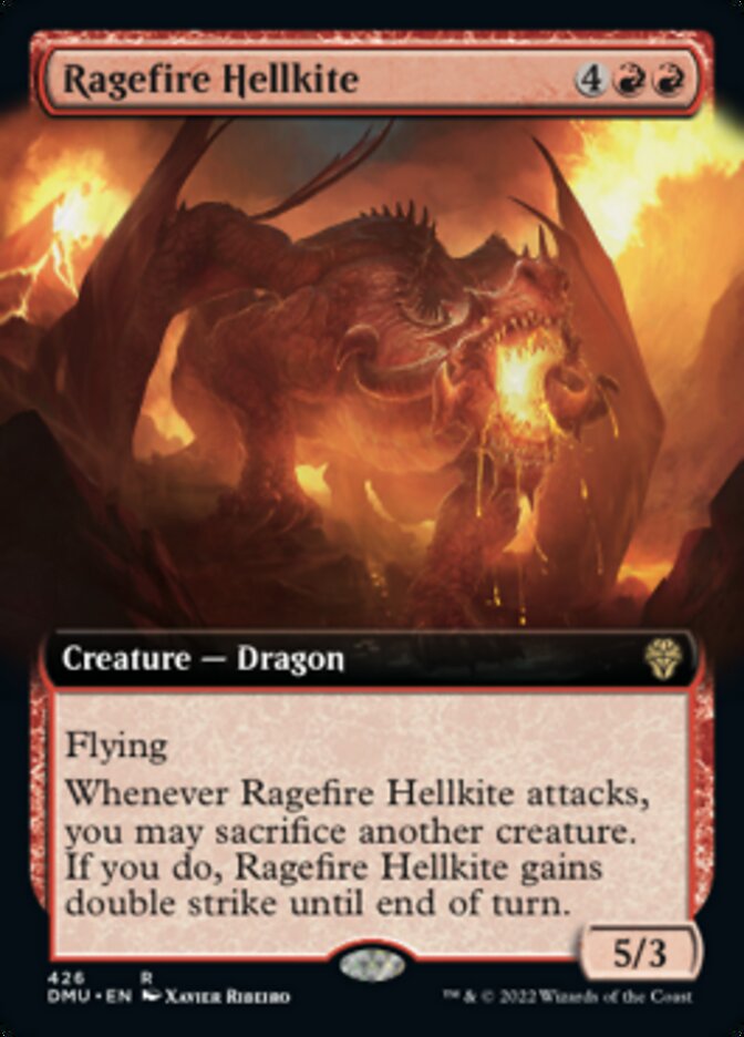 Ragefire Hellkite (Extended Art) [Dominaria United] | Red Riot Games CA