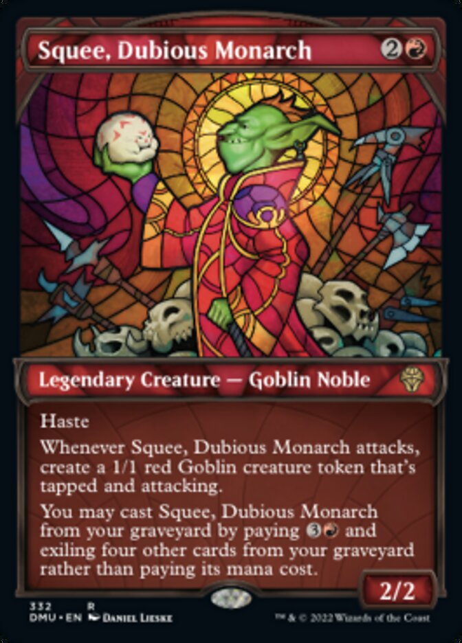 Squee, Dubious Monarch (Showcase Textured) [Dominaria United] | Red Riot Games CA