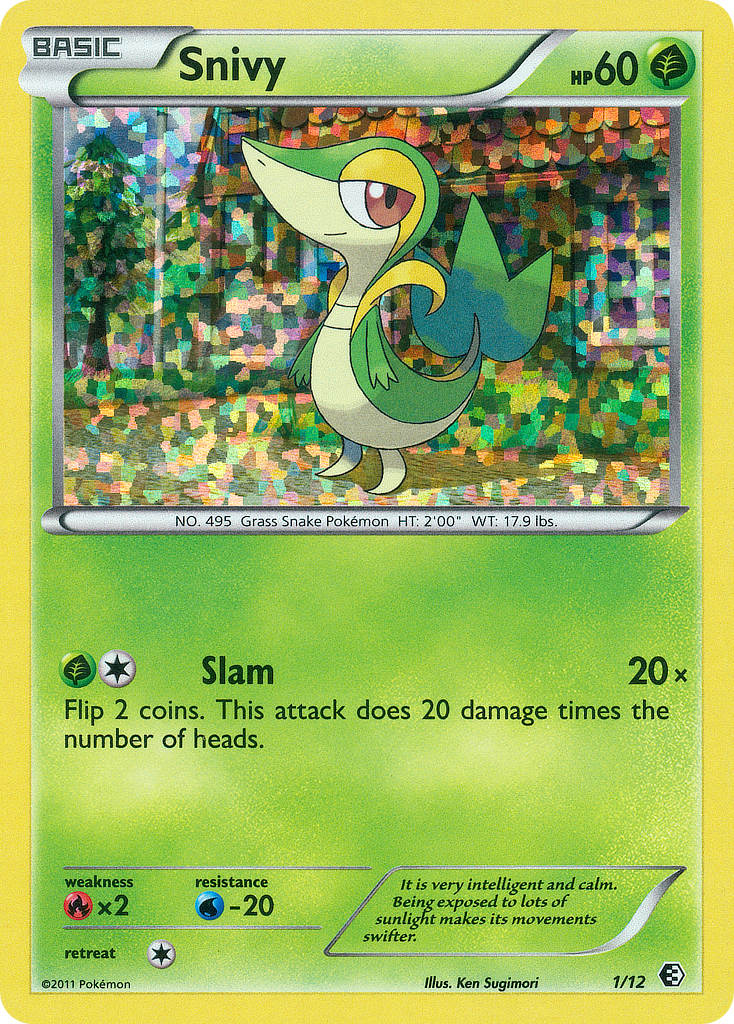 Snivy (1/12) [McDonald's Promos: 2011 Collection] | Red Riot Games CA