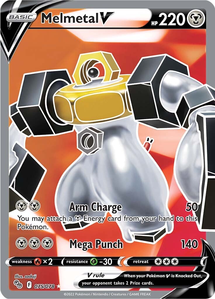 Melmetal V (075/078) [Pokémon GO] | Red Riot Games CA