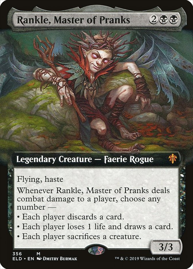 Rankle, Master of Pranks (Extended Art) [Throne of Eldraine] | Red Riot Games CA