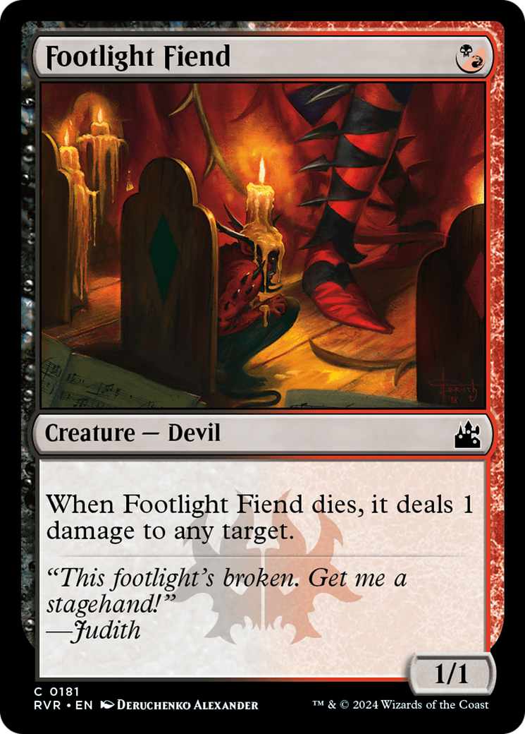 Footlight Fiend [Ravnica Remastered] | Red Riot Games CA