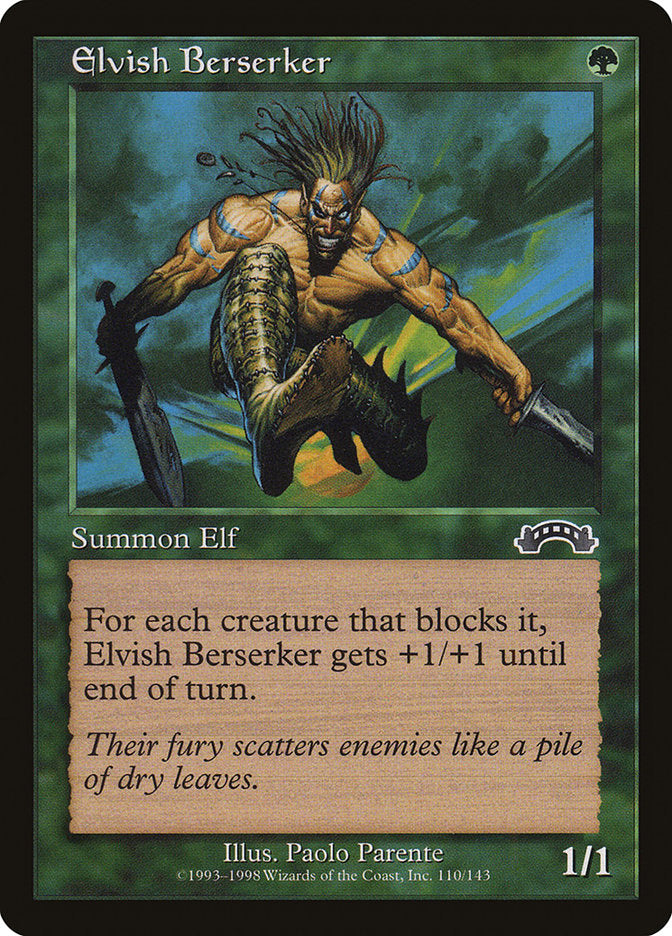 Elvish Berserker [Exodus] | Red Riot Games CA