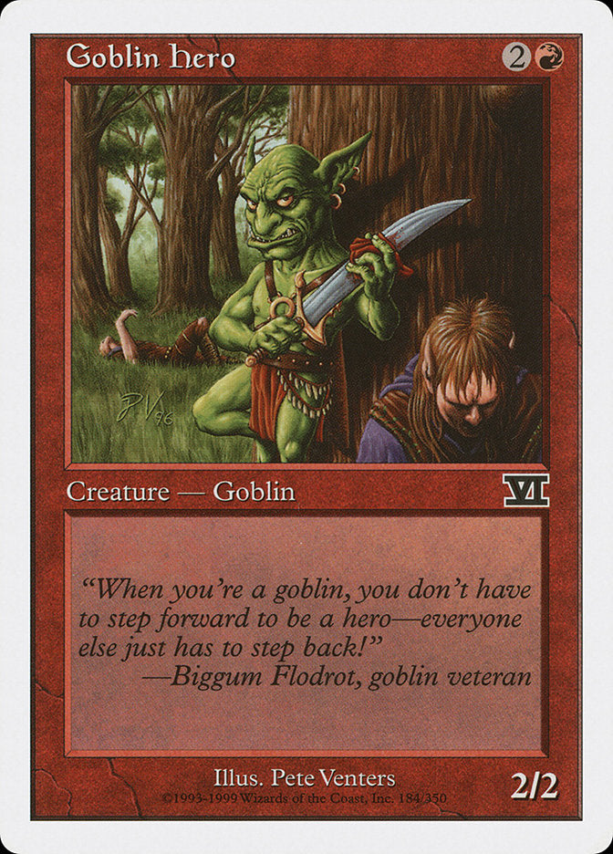 Goblin Hero [Classic Sixth Edition] | Red Riot Games CA