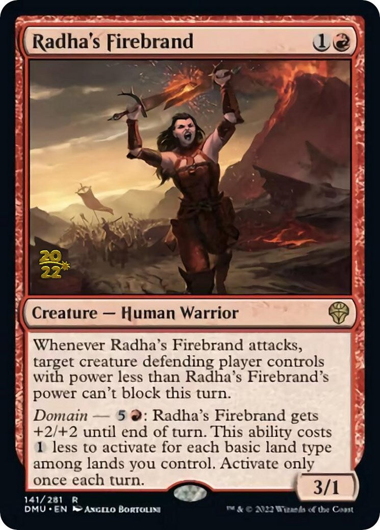Radha's Firebrand [Dominaria United Prerelease Promos] | Red Riot Games CA
