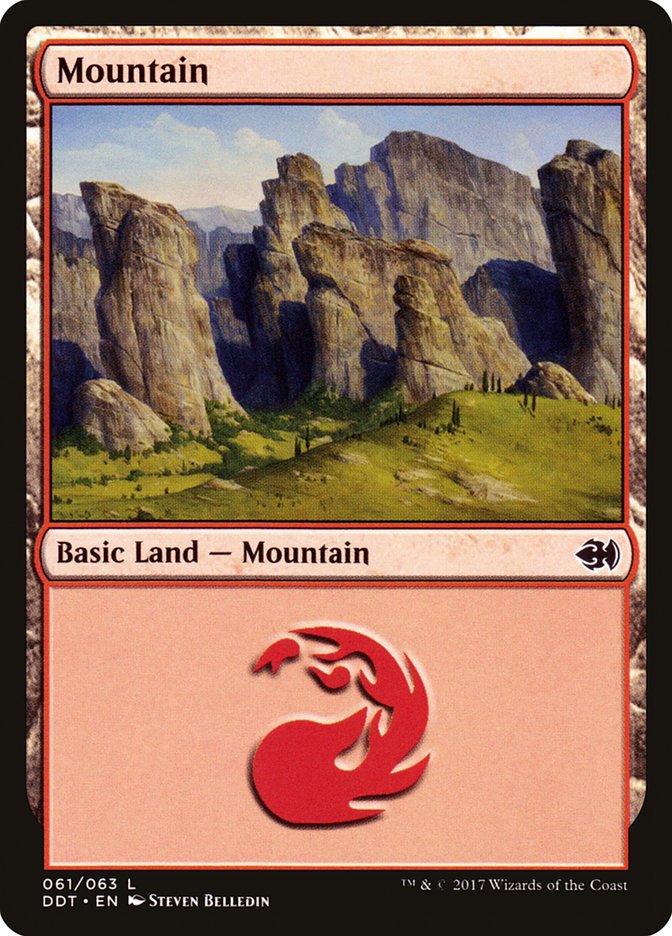 Mountain (61) [Duel Decks: Merfolk vs. Goblins] | Red Riot Games CA