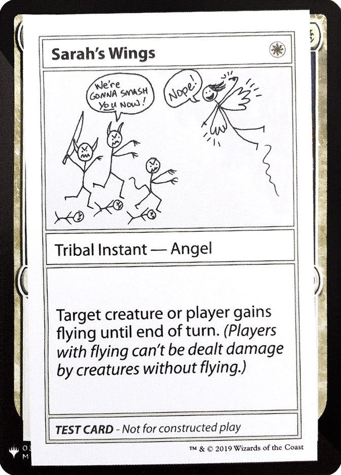 Sarah's Wings [Mystery Booster Playtest Cards] | Red Riot Games CA