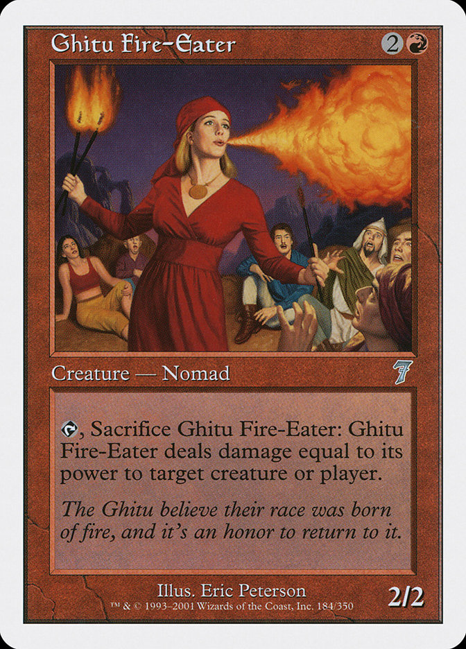 Ghitu Fire-Eater [Seventh Edition] | Red Riot Games CA