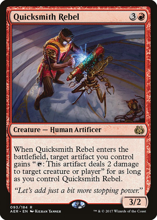 Quicksmith Rebel [Aether Revolt] | Red Riot Games CA