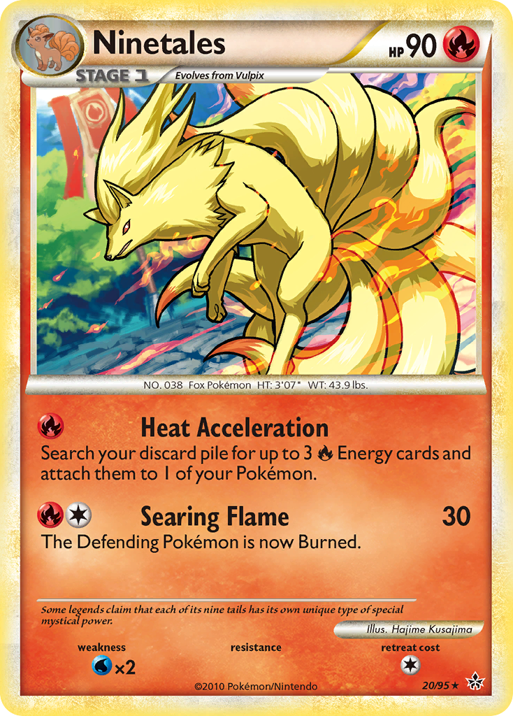 Ninetales (20/95) [HeartGold & SoulSilver: Unleashed] | Red Riot Games CA