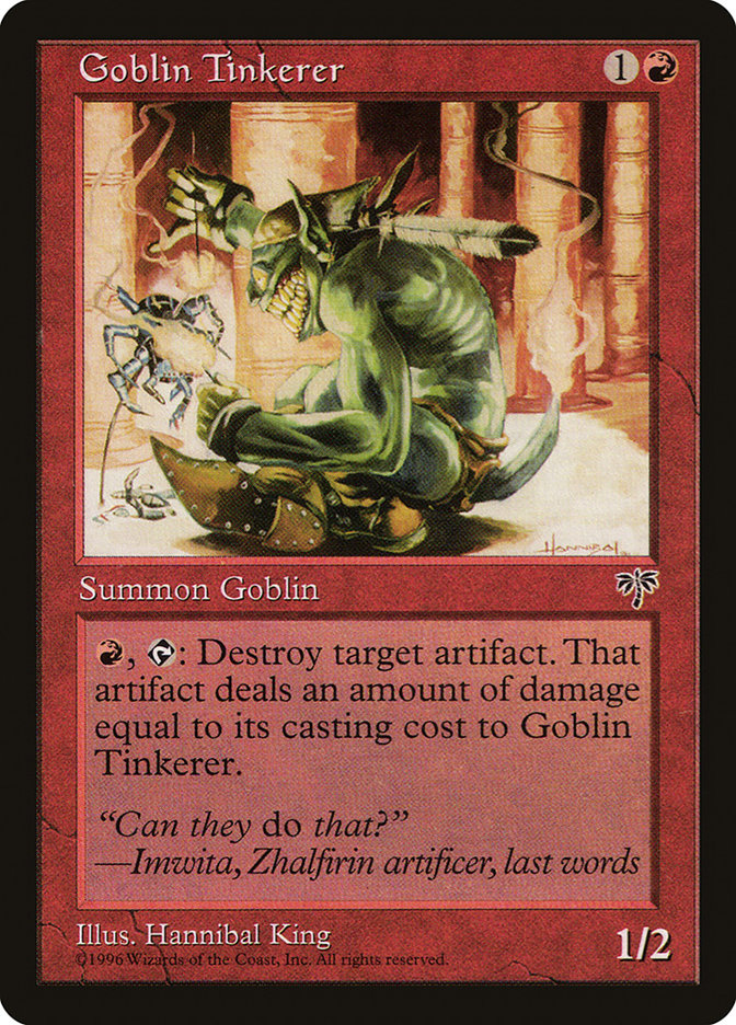 Goblin Tinkerer [Mirage] | Red Riot Games CA