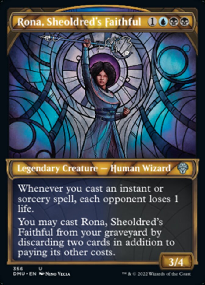 Rona, Sheoldred's Faithful (Showcase Textured) [Dominaria United] | Red Riot Games CA
