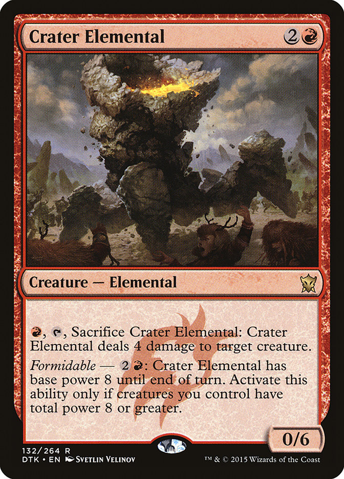 Crater Elemental [Dragons of Tarkir] | Red Riot Games CA