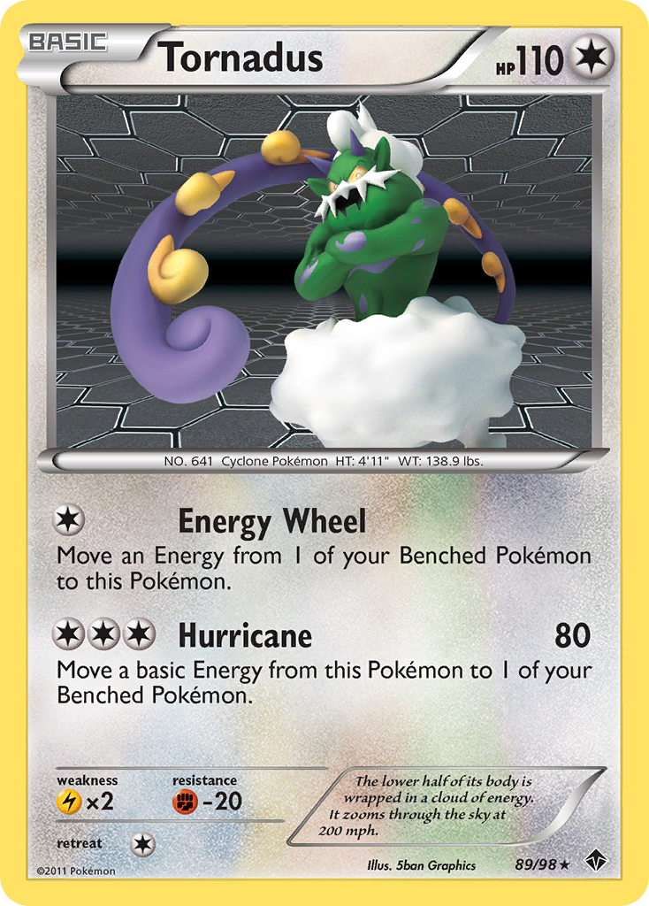 Tornadus (89/98) [Black & White: Emerging Powers] | Red Riot Games CA
