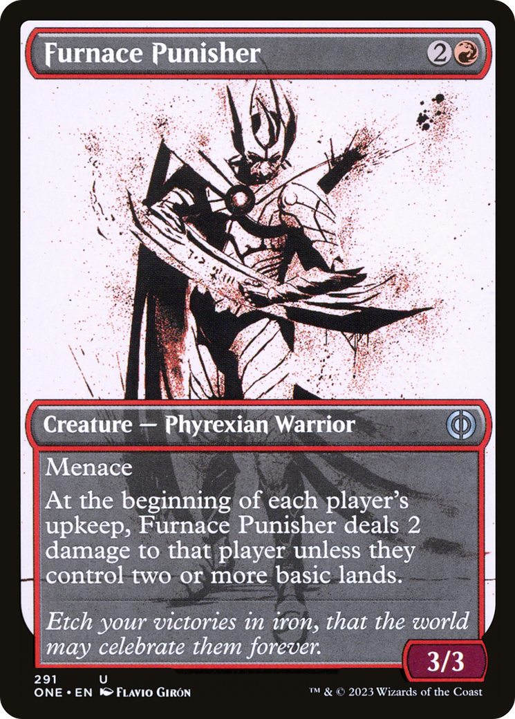 Furnace Punisher (Showcase Ichor) [Phyrexia: All Will Be One] | Red Riot Games CA