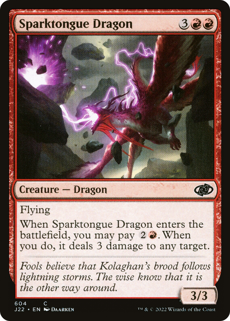 Sparktongue Dragon [Jumpstart 2022] | Red Riot Games CA