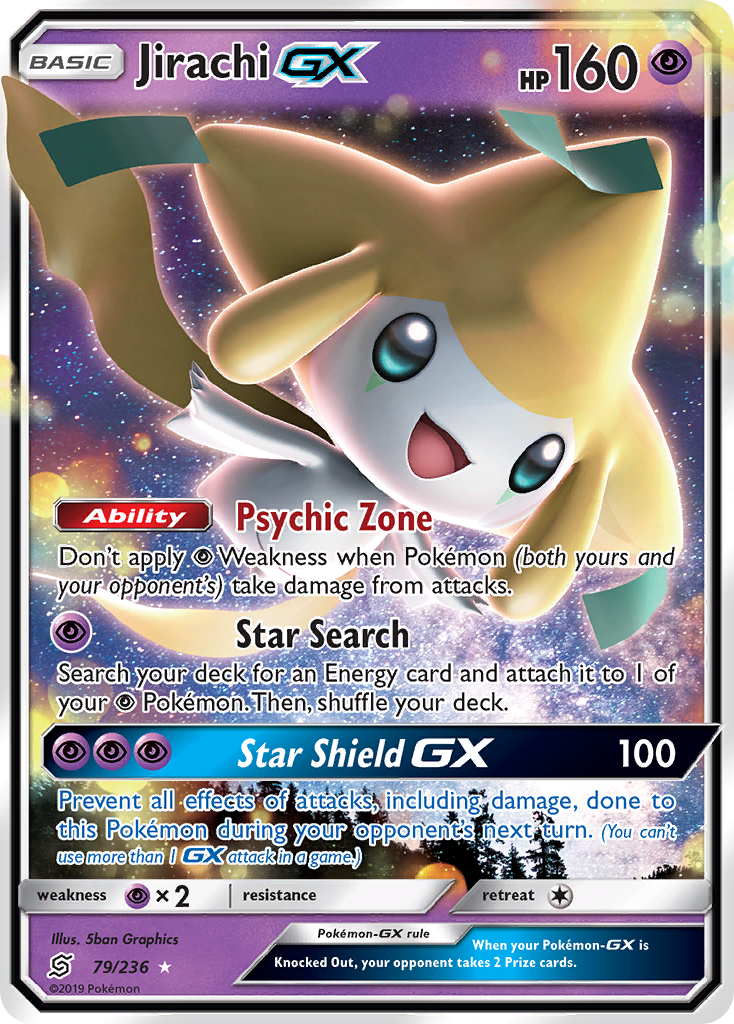 Jirachi GX (79/236) [Sun & Moon: Unified Minds] | Red Riot Games CA