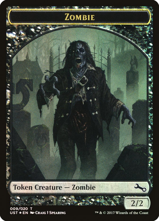 Zombie // Zombie Double-Sided Token [Unstable Tokens] | Red Riot Games CA