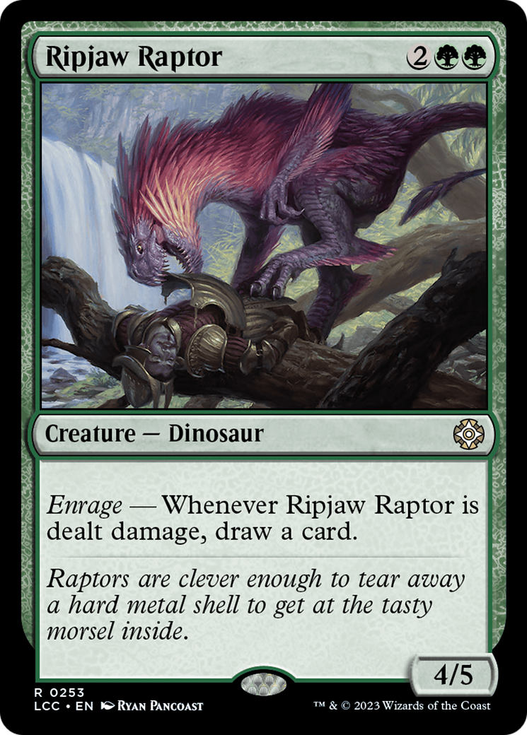 Ripjaw Raptor [The Lost Caverns of Ixalan Commander] | Red Riot Games CA