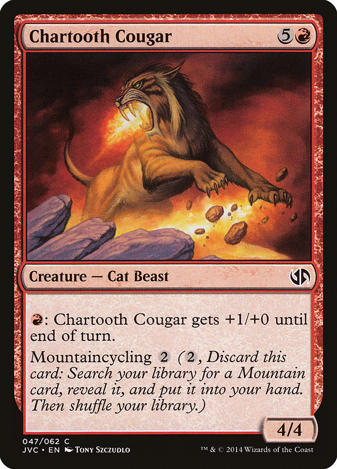 Chartooth Cougar [Duel Decks Anthology] | Red Riot Games CA