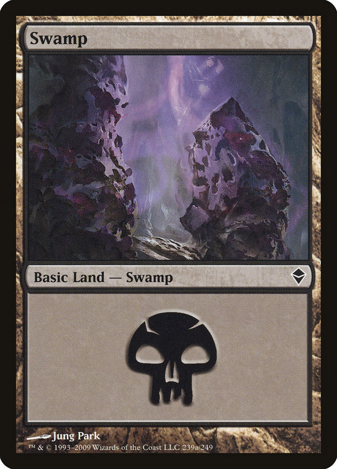 Swamp (239a) [Zendikar] | Red Riot Games CA