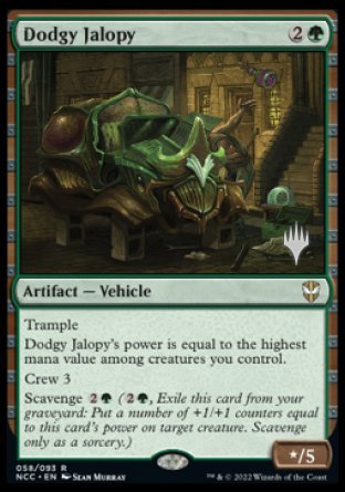 Dodgy Jalopy (Promo Pack) [Streets of New Capenna Commander Promos] | Red Riot Games CA