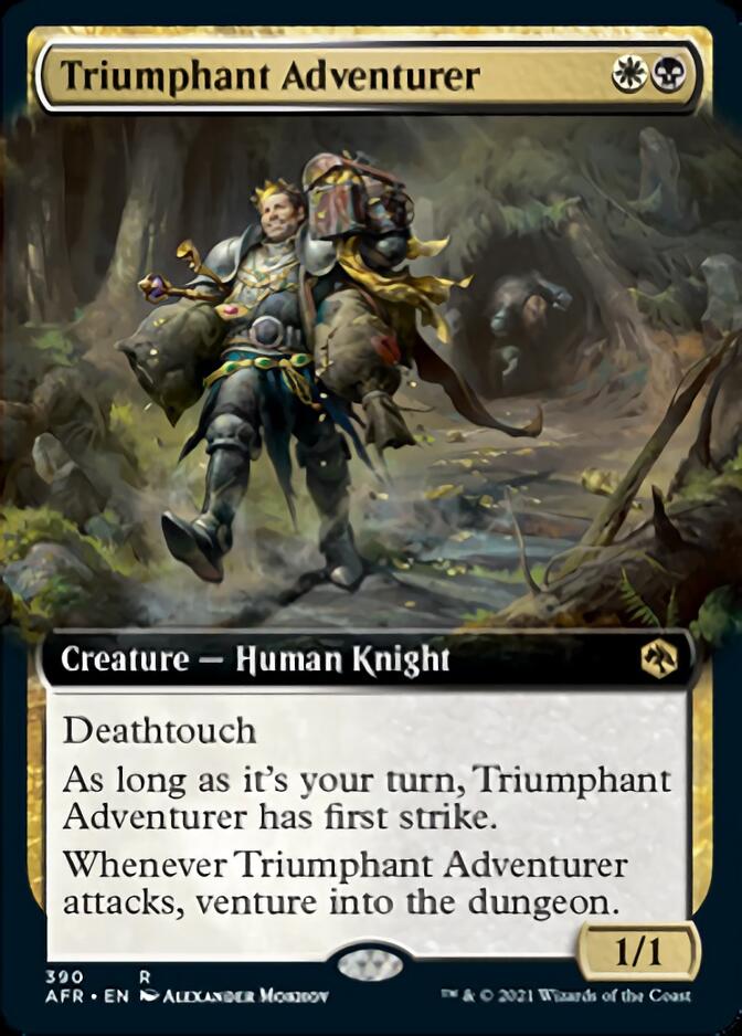Triumphant Adventurer (Extended Art) [Dungeons & Dragons: Adventures in the Forgotten Realms] | Red Riot Games CA