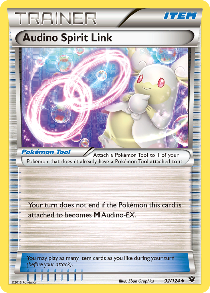 Audino Spirit Link (92/124) [XY: Fates Collide] | Red Riot Games CA