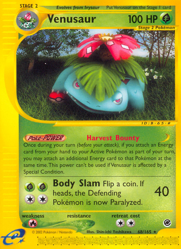 Venusaur (68/165) [Expedition: Base Set] | Red Riot Games CA