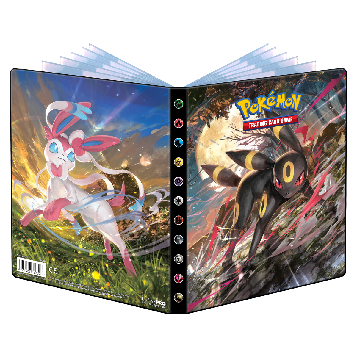 Ultra PRO: 4-Pocket Portfolio - Sword & Shield (Umbreon & Sylveon)