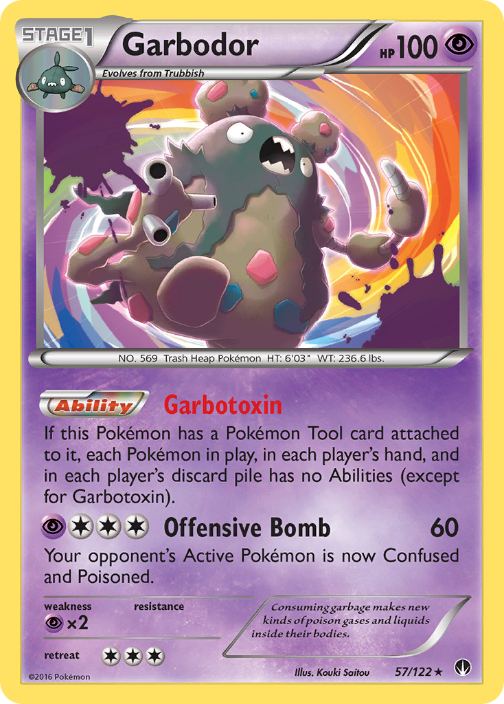 Garbodor (57/122) [XY: BREAKpoint] | Red Riot Games CA