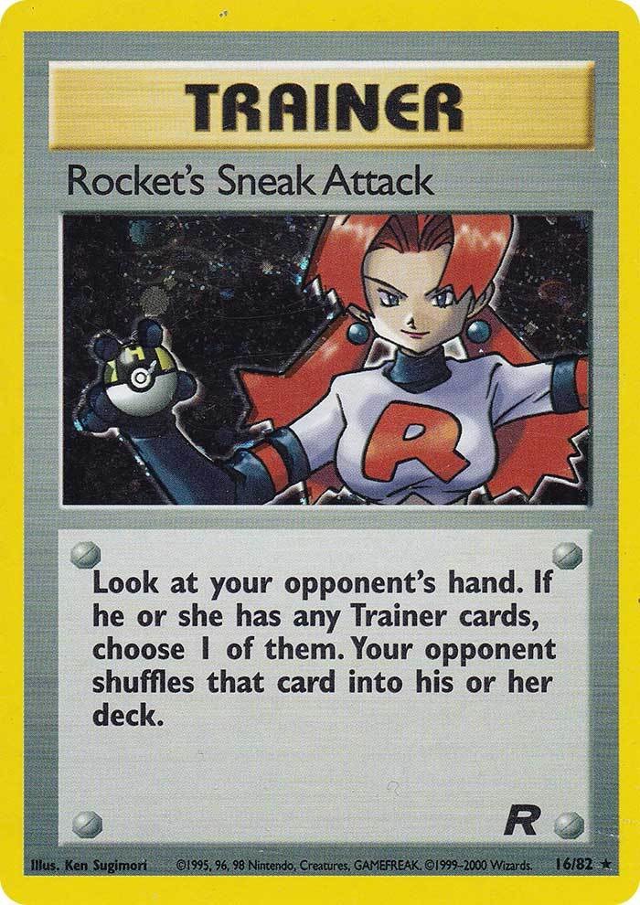 Rocket's Sneak Attack (16/82) [Team Rocket Unlimited] | Red Riot Games CA