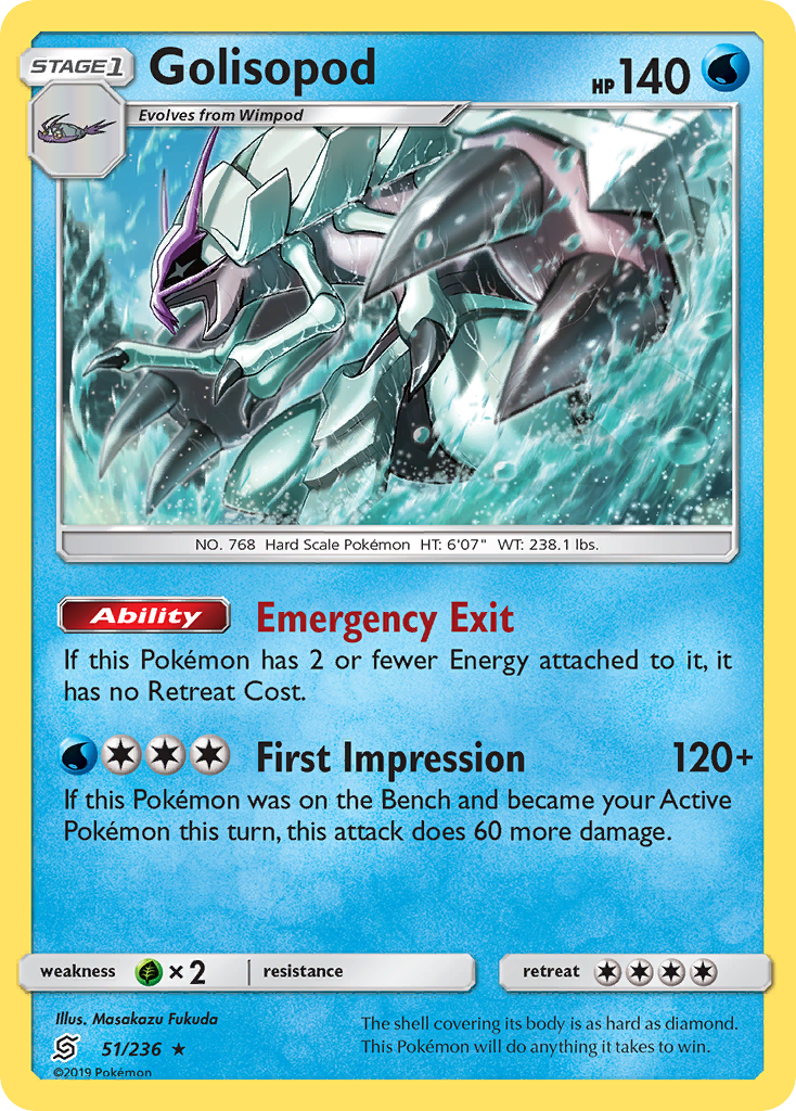 Golisopod (51/236) [Sun & Moon: Unified Minds] | Red Riot Games CA
