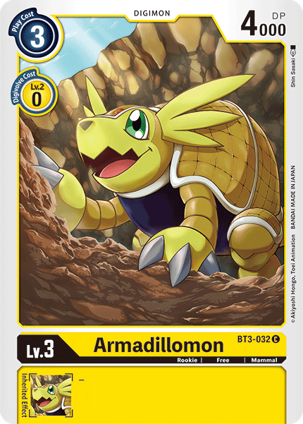 Armadillomon [BT3-032] [Release Special Booster Ver.1.5] | Red Riot Games CA