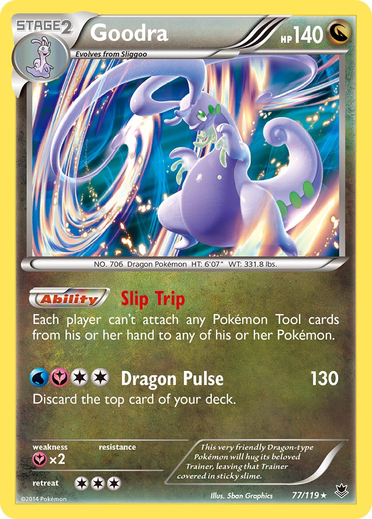 Goodra (77/119) (Cosmos Holo) (Blister Exclusive) [XY: Phantom Forces] | Red Riot Games CA