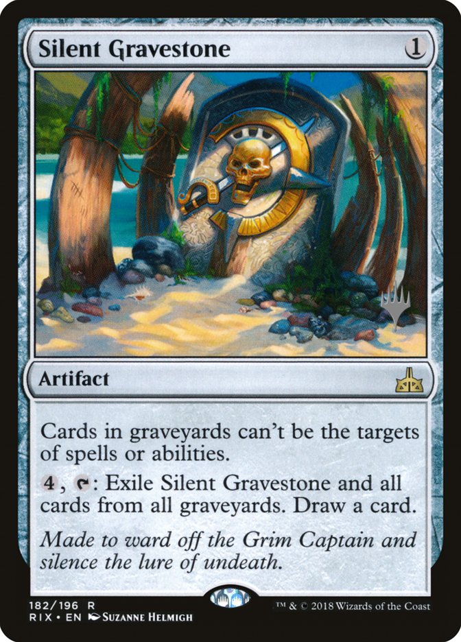 Silent Gravestone (Promo Pack) [Rivals of Ixalan Promos] | Red Riot Games CA