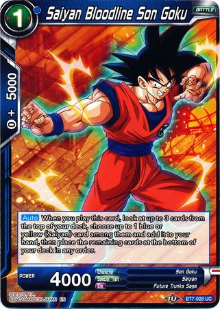 Saiyan Bloodline Son Goku (BT7-028) [Assault of the Saiyans] | Red Riot Games CA