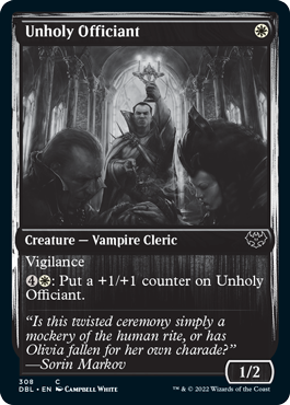 Unholy Officiant [Innistrad: Double Feature] | Red Riot Games CA